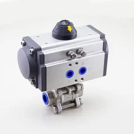 What is the starting pressure of a 180 - degree pneumatic actuator