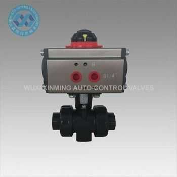 What factors affect the response time of a pneumatic actuator ball valve