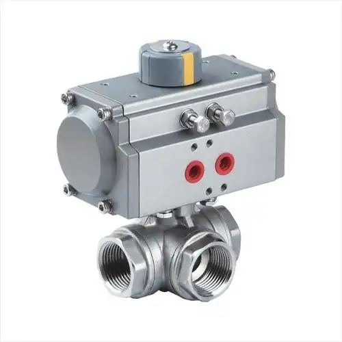 Can a pneumatic butterfly valve actuator work normally in a vacuum system