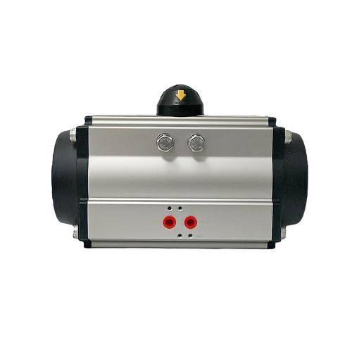 What materials are used for the spring in spring return pneumatic actuators