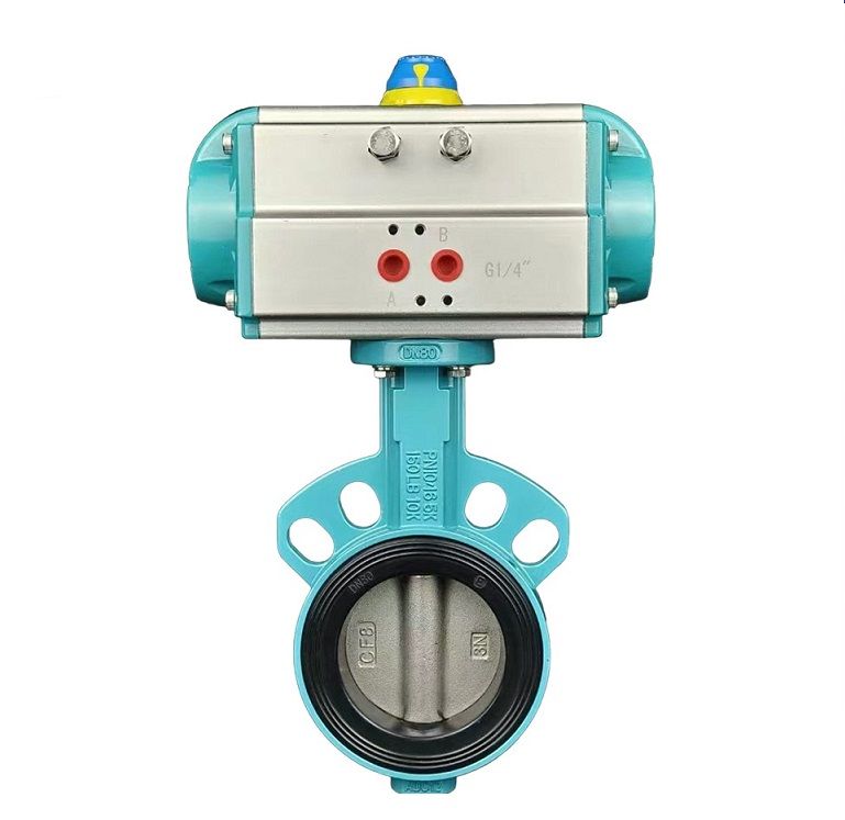 Can a spring return pneumatic actuator be used for valve control