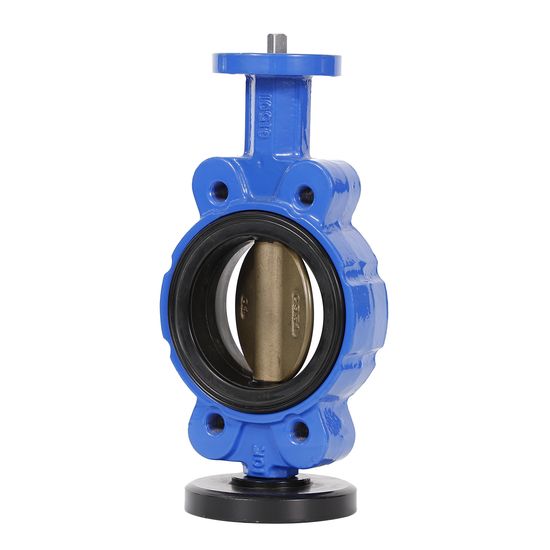 How does a pneumatic actuator butterfly valve work