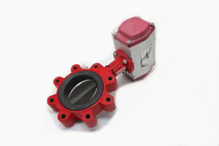 Which industrial fields are pneumatic actuator butterfly valves mainly suitable for