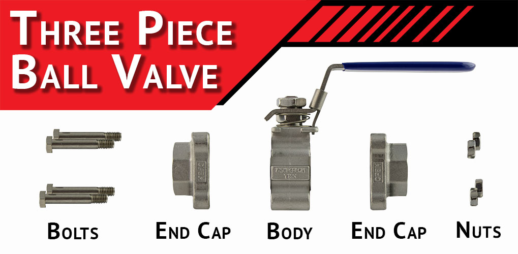 Three-Piece Ball Valves