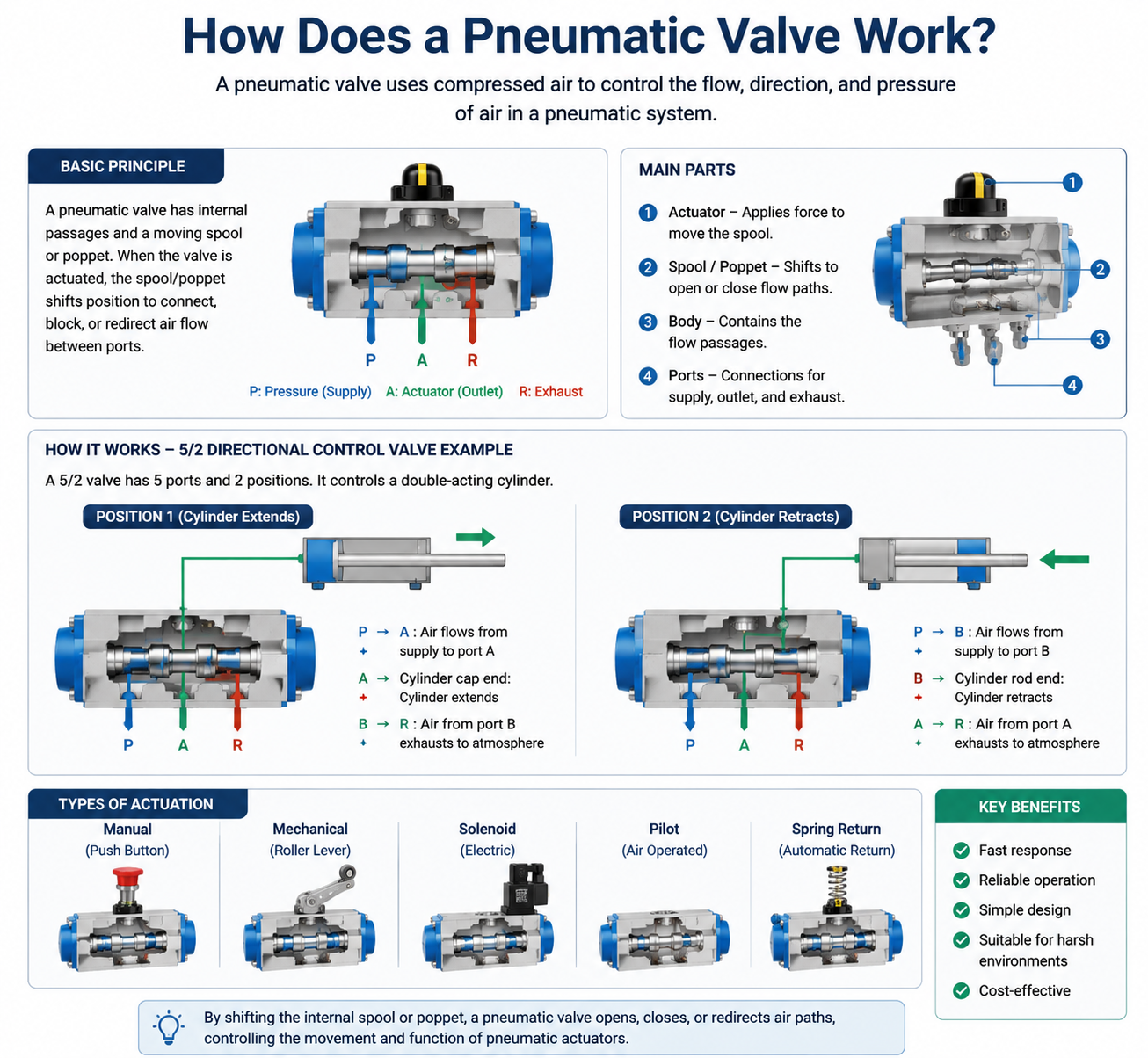 How Does a Pneumatic Valve Work