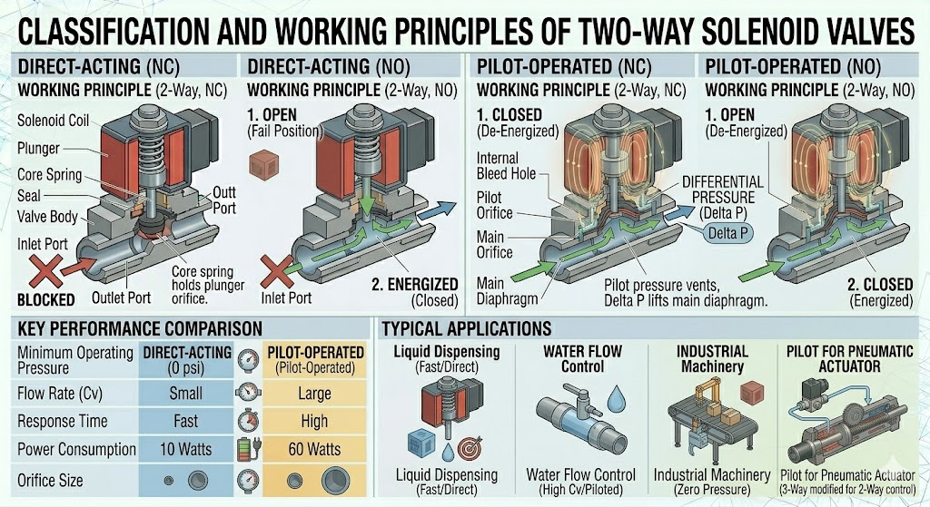 Two-Way Solenoid Valves