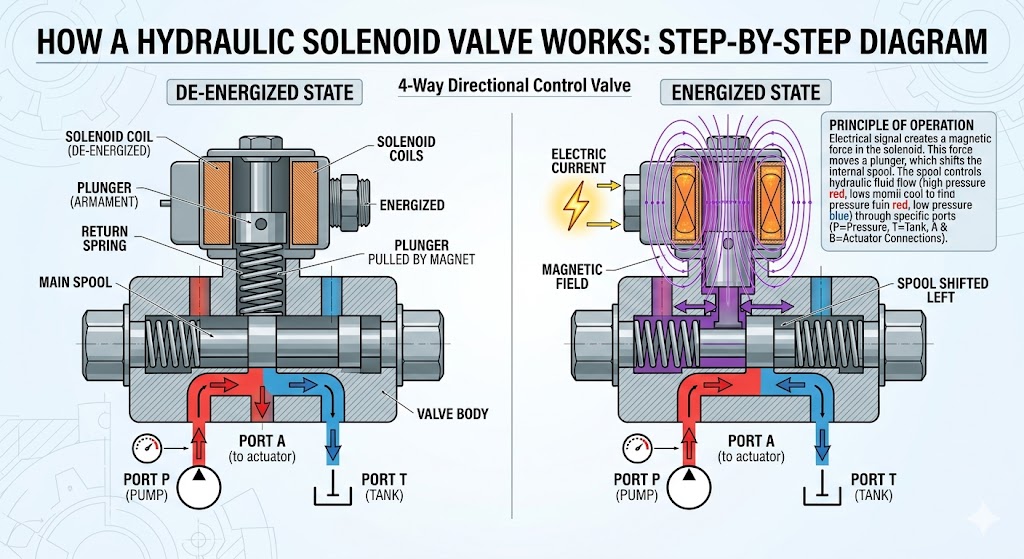 How Does a Hydraulic Solenoid Valve Work