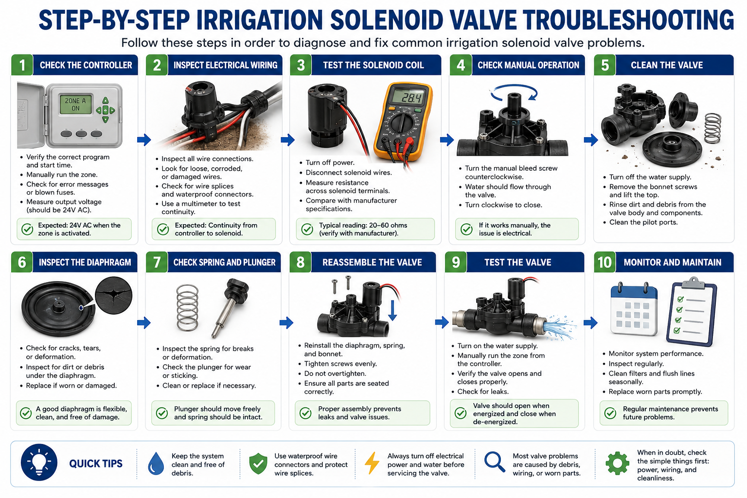 Irrigation Solenoid Valve Troubleshooting Guide