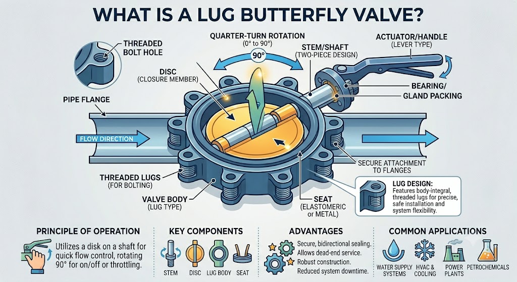 What Is a Lug Butterfly Valve